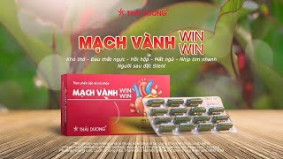 TPBVSK Mạch Vành Win Win - Hỗ trợ giảm nguy cơ nghẽn mạch vành gây đau thắt ngực do huyết khối.