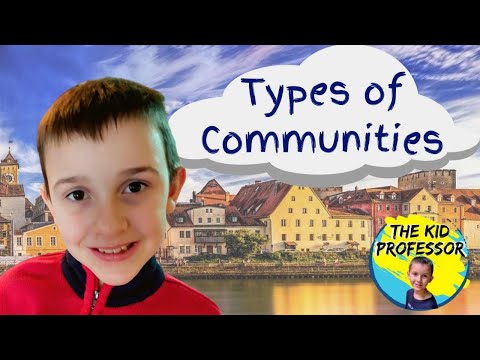 都市の郊外と農村のコミュニティ| 1年生と2年生のためのレッスンとクイズ