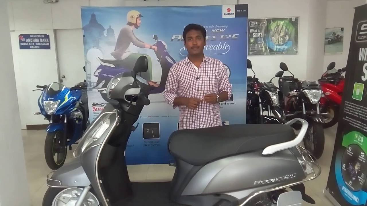 First Looks And In Detail Description Of Suzuki Access 125 17 Model Youtube