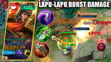 LAPU-LAPU BURST DAMAGE | TOP GLOBAL LAPU-LAPU | MLBB