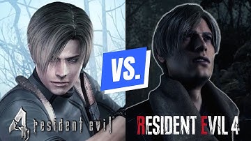 Resident Evil 4: Original vs. Remake Side by Side Comparison | Village Battle