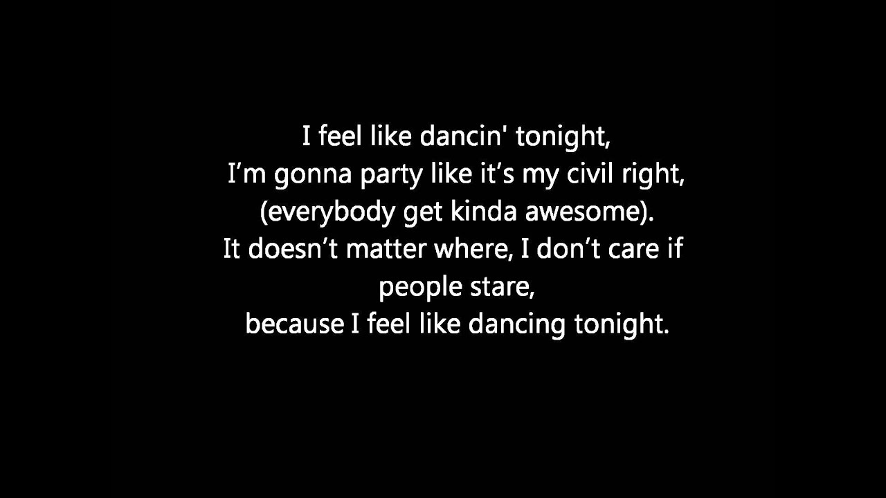 All Time Low- I feel like dancing lyrics - YouTube