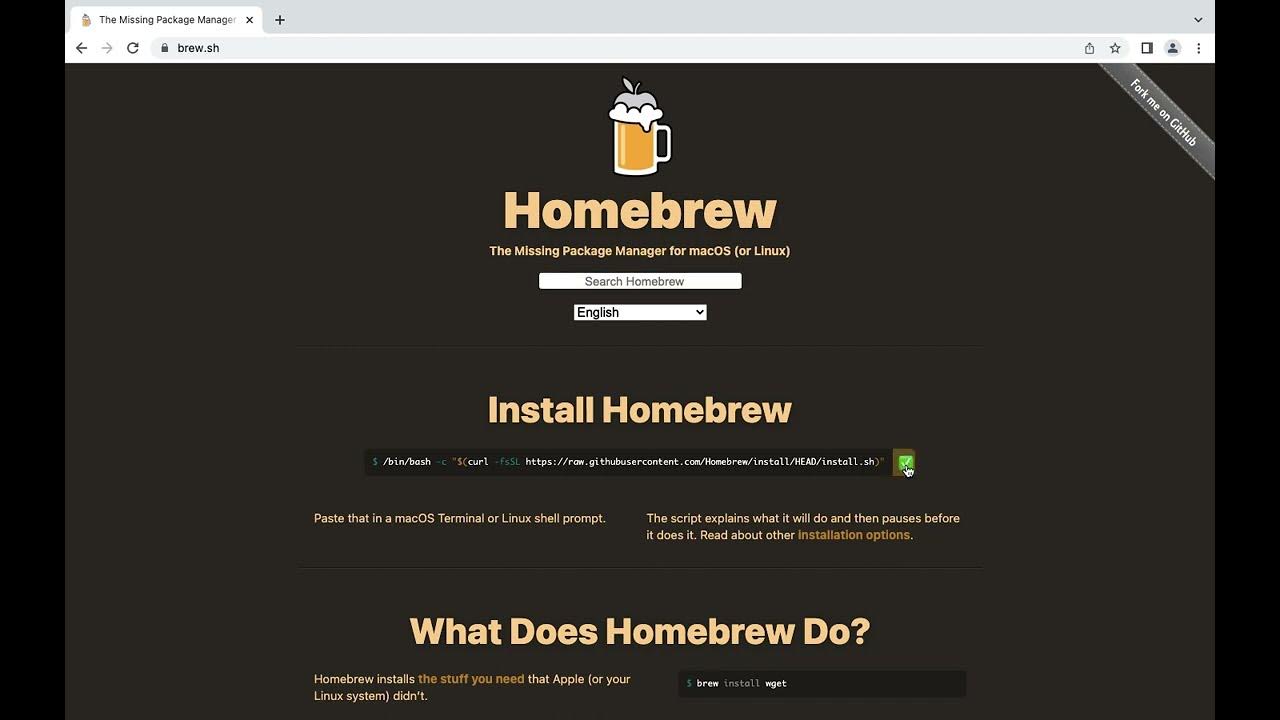 Homebrew install mac os. Homebrew install mac os