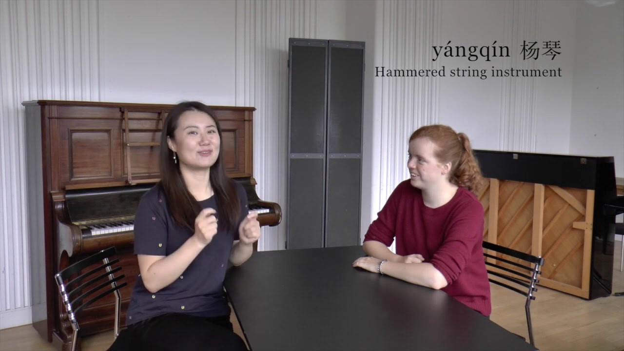 Music in Chinese - 扬琴 yángqín, hammered string instrument - YouTube