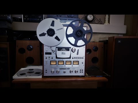 Akai GX-630D-SS - 10.5' 4-Ch Quad Reel to Reel - Serviced w/ Cherry Cabinet (Short Demo)