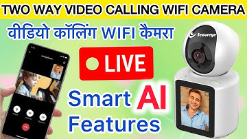 Two way Video calling WiFi Camera|Video Calling CCTV |Baby monitoring camera|Secureye Video calling