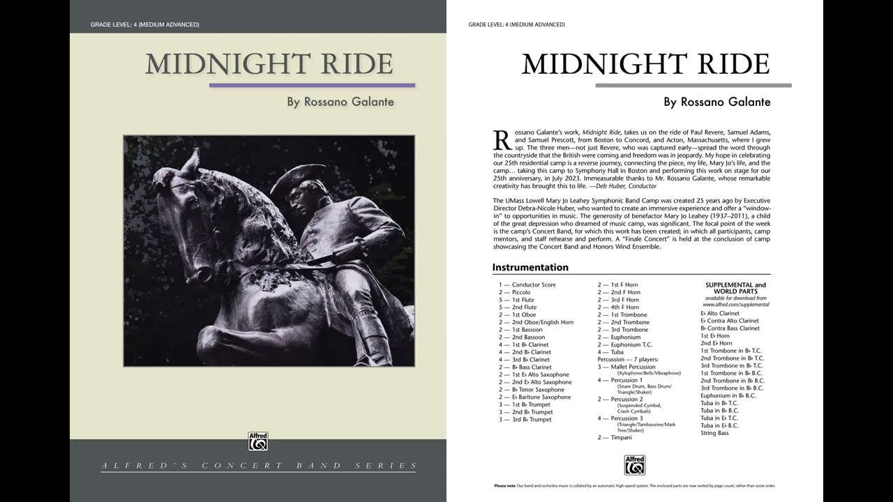 Midnight Ride, by Rossano Galante – Score & Sound