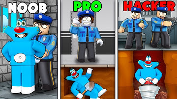 Roblox NOOB vs PRO vs HACKER In Dig To Escape The Prison With OGGY