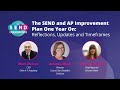 Schools & Academies Show London 2024 | The SEND and AP Improvement Plan One Year On