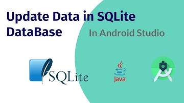 SqliteDataBase #3 : How to Update Data  in the SQLite Database