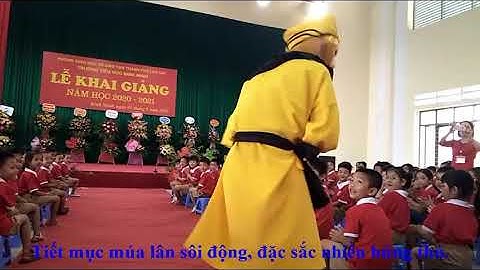 KHAI GIẢNG NĂM HỌC 2020 - 2021 TRƯỜNG TH BÌNH MINH TP LÀO CAI