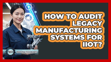How To Audit Legacy Manufacturing Systems for IIoT?