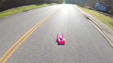 Traxxas Slash 4x4 Castle 2200kv and Castle XLX 6s Speed Run. 153mph