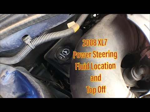 08 Suzuki XL7 - Power Steering Fluid Topoff - YouTube