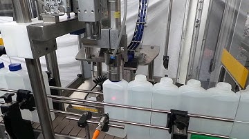 Automatic linear capping machine EVO - Home care detergents