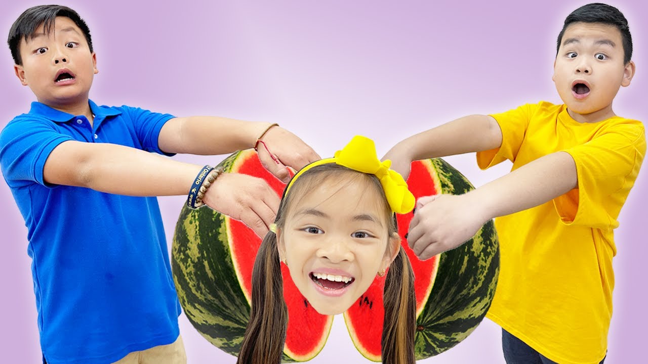 Alex Pretend Play Watermelon Fictional Story for Kids | Kids Helping Each Other