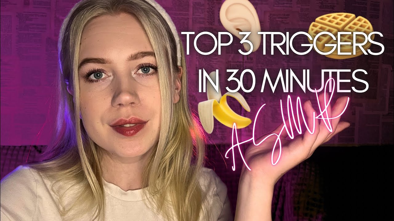 ASMR waffle 🧇 banana 🍌 ear 👂🏻 | asmr fake food | #asmrminuha #asmr 