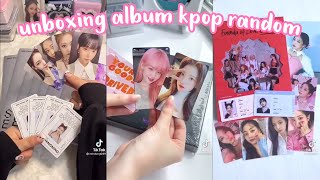 unboxing album kpop random 💗🗯 || tiktok compilation 🏁