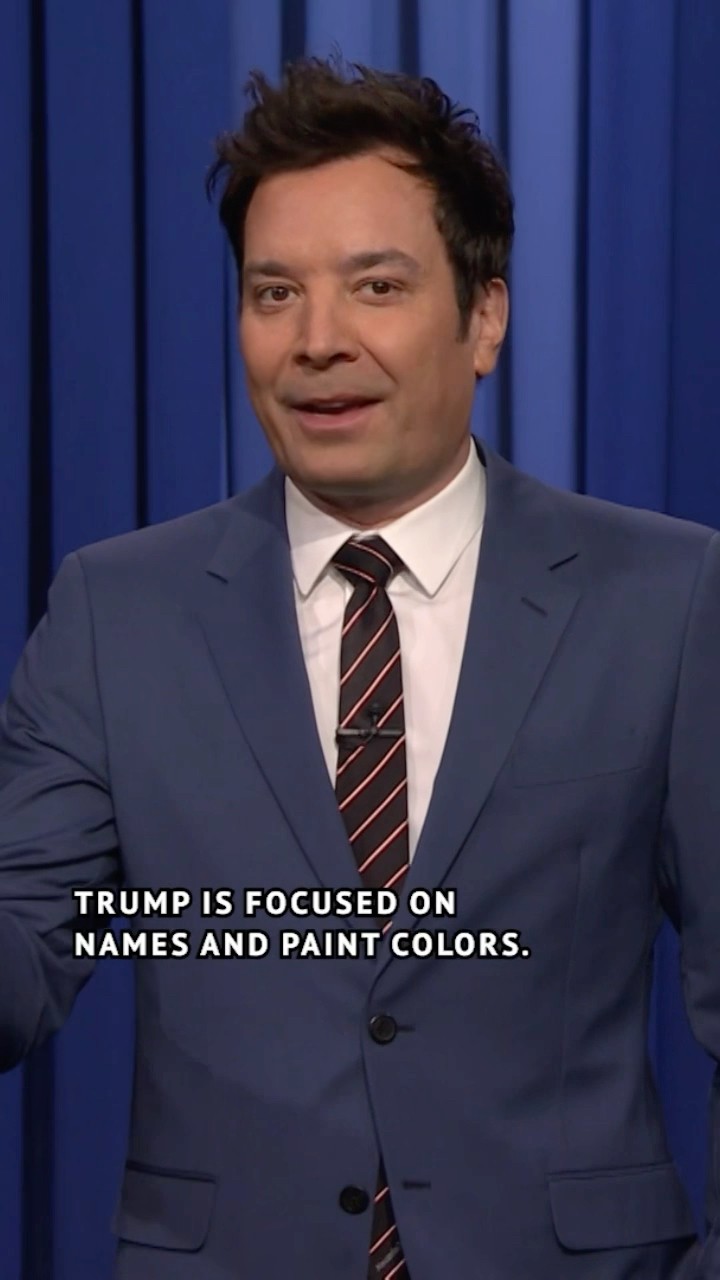 Trump’s either president or he’s pregnant. #FallonTonight