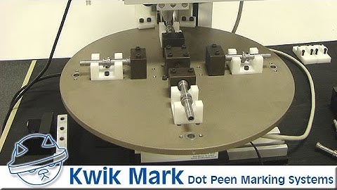 KwikDex Programmable 4-Station Dot Peen Index Dial