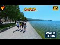 WALK TOUR Quay OHRID Lake, Macedonia (2022)【4K】Прошетка на охридскиот кеј, ОХРИД Охридско Езеро 🇲🇰