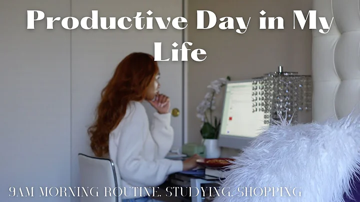 Productive Day in My Life | 9am morning routine, video editing, & candle shopping :)