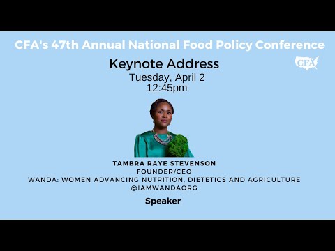 (12:45 PM) Keynote Address – The Rise of the Food Citizen: Advancing a Food Bill of Rights