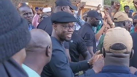 Ousmane  Sonko répond trump affaire de visas aux États-Unis