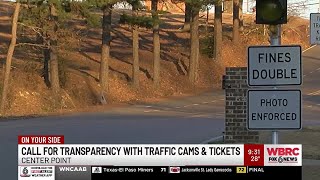 Call for transparency with traffic cams and tickets in Center Point