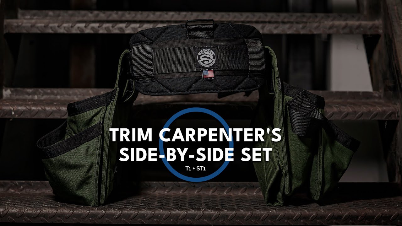 Badger Bag Tour - Trim Carpenter's Side-By-Side Set