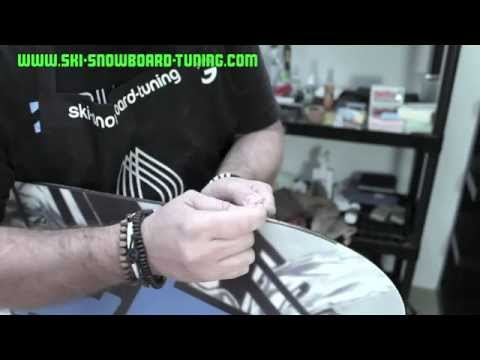 How To Repair Delaminated Snowboard - Ski Snowboard Tuning