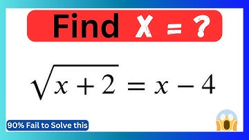 Nice Square Root Math Simplification || Find the value of X