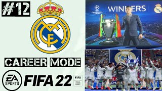 FIFA 22 REAL MADRID CAREER MODE #12 TREBLE WINNER AFTER WIN UCL #titonadian #fifa22