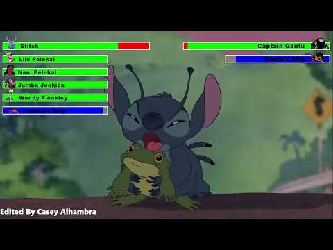 Lilo & Stitch (2002) Final Battle with healthbars 2/2