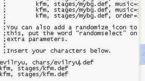 tutorial om mugen step1