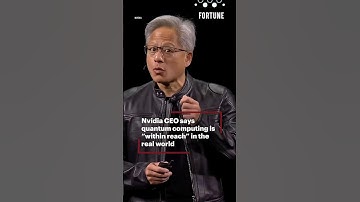 Nvidia CEO says quantum computing is “within reach” in the real world #quantumcomputing