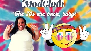 70s Inspired Plus Size Modcloth Haul!