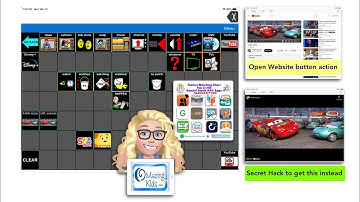 #tuesdaytip LAMP Words for Life AAC app: New “Open Website” button action to play a specific video