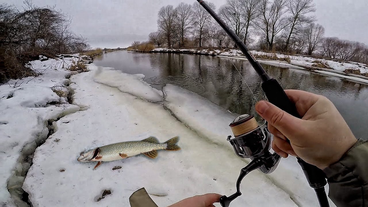 ⁣НЕПРИЛИЧНО МНОГО ЩУКИ! Зимний спиннинг и рыбалка на щуку 2019! Ловля щуки на малой реке зимой