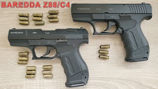 Турецкий стартовый пистолет BAREDDA Z-88 / C-4  со стали детали 🧲 магнитятся
