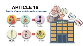 Article 16 | Fundamental Rights | Equality of Opportunity in Public Employment  | Right to Equality
