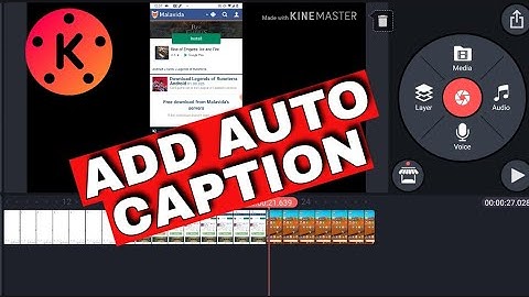 How to Add Auto Caption in KineMaster 2025?