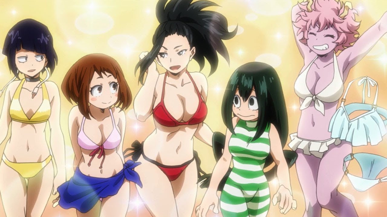 Top 5 Sexiest My Hero Academia Girls Class 1a Youtube 