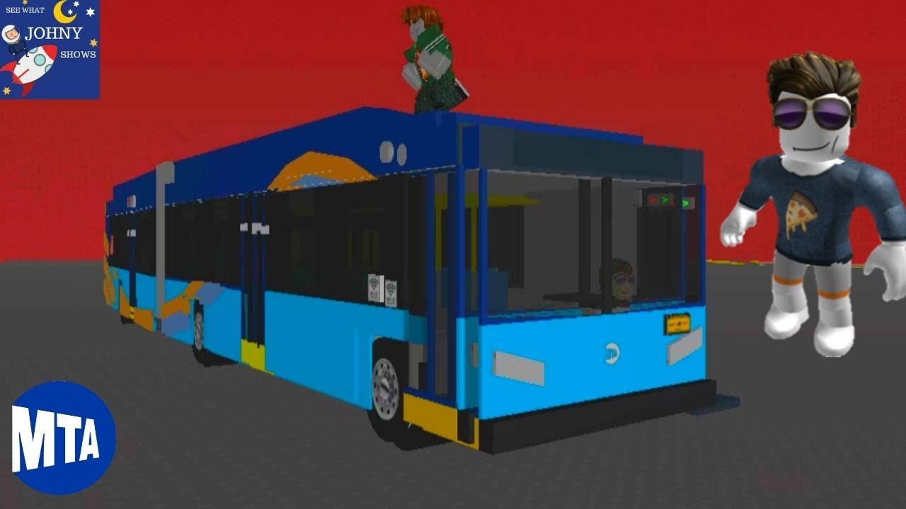 Johny S Articulated Mta Bus Ride Mta Bus Crash On Roblox Youtube - johny shows roblox transit city 2 riding subway trains mta bus