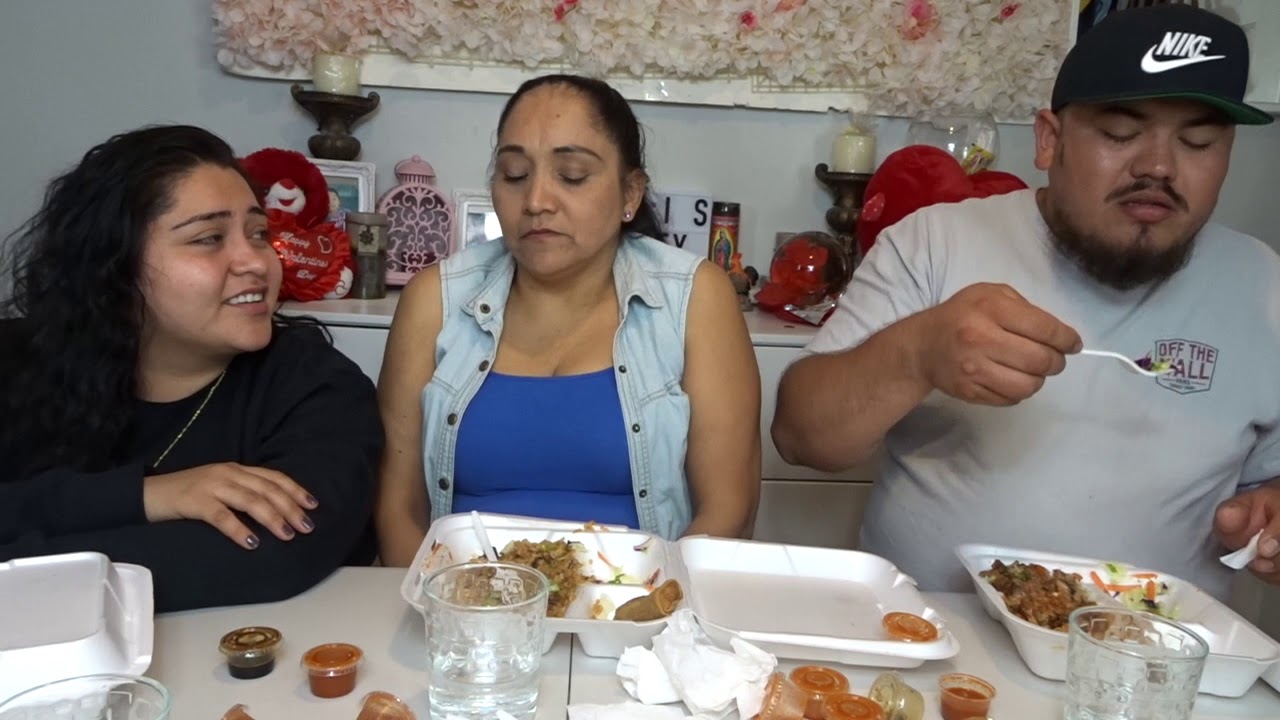 MASSIVE TERIYAKI BOWL MUKBANG!! - YouTube