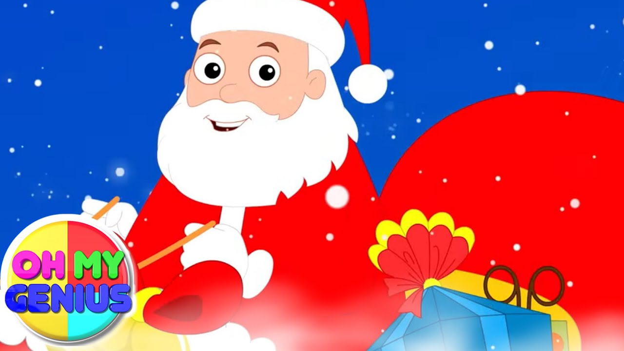 ⁣Here Comes Mister Santa | Christmas Songs For Kids | Xmas Music | Christmas Carols with Oh My Genius