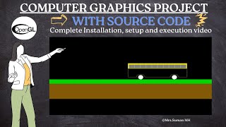 Bus | OpenGL Project |  Computer Graphics Project | With Source Code