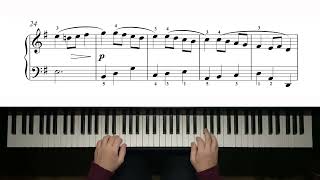 Bach - Minuet in G Major, BWV Anh. 116 - 4,300pts