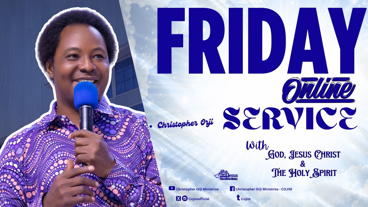 COJIM Friday 🔴 Online Service With God, Jesus Christ, And The Holy Spirit. 