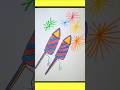 Diwali drawing short 🎨// Bottle Sky Rocket drawing 🎆// #drawing #short #firecracker🎆